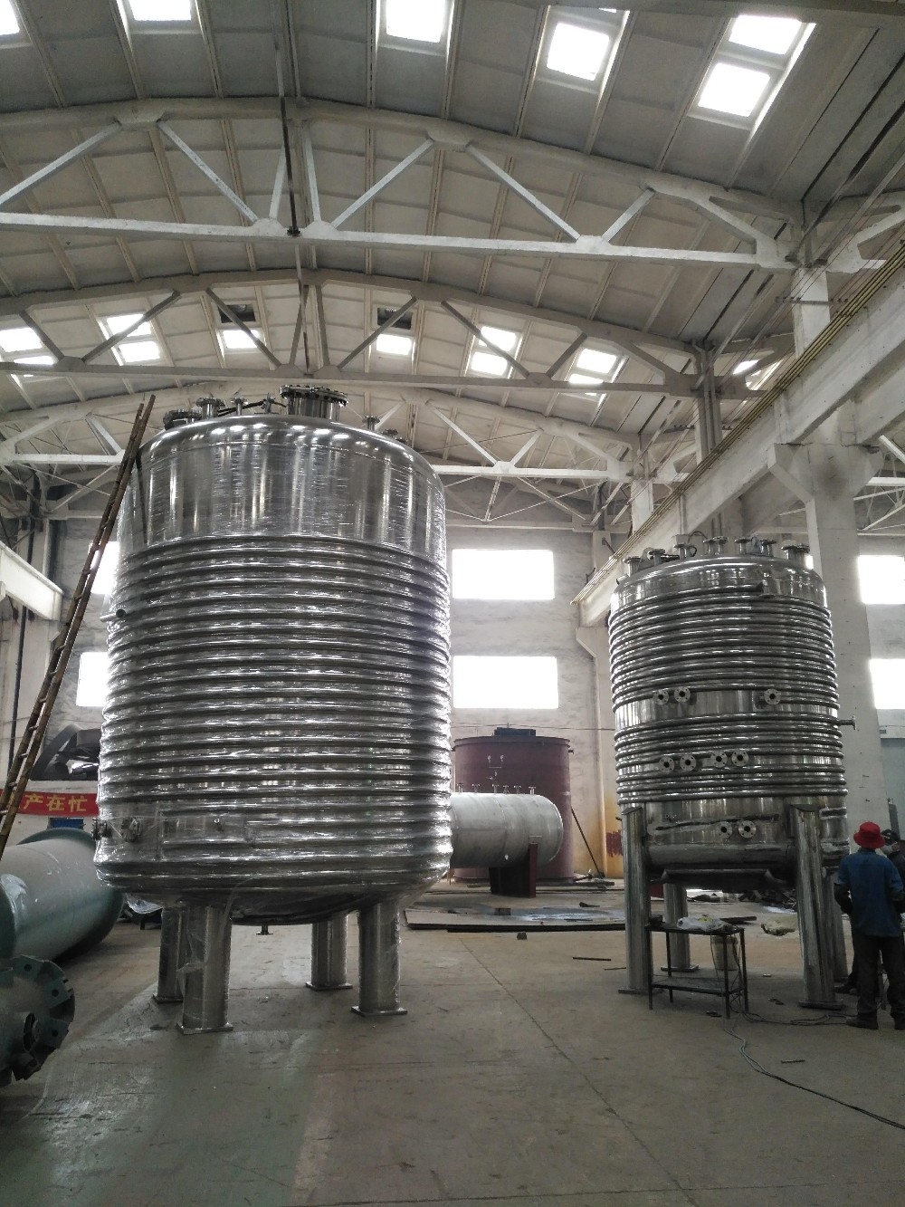 Large Volume Steel Storage Tanks / 40 Gallon Horizontal Pressure Tank
