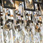 Modern crystal chandelier for Living Room Modern Rectangle Kitchen island indoor