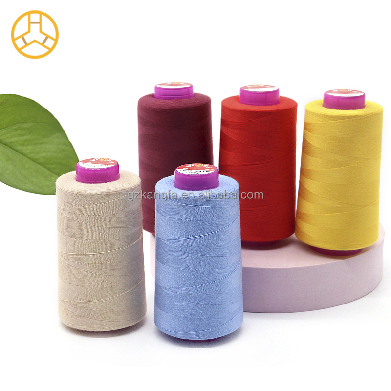 100-350g Net Weight Raw White Cotton Sewing Thread for Durable Handmade Jeans
