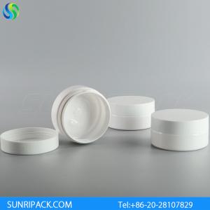 Quality 100ml cream white plastic jar, 100ml PET Jar wholesale