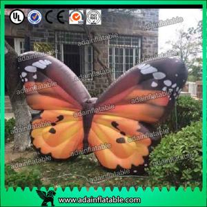 Quality Custom Orange Inflatable Butterfly Model For Commerce Promotional wholesale