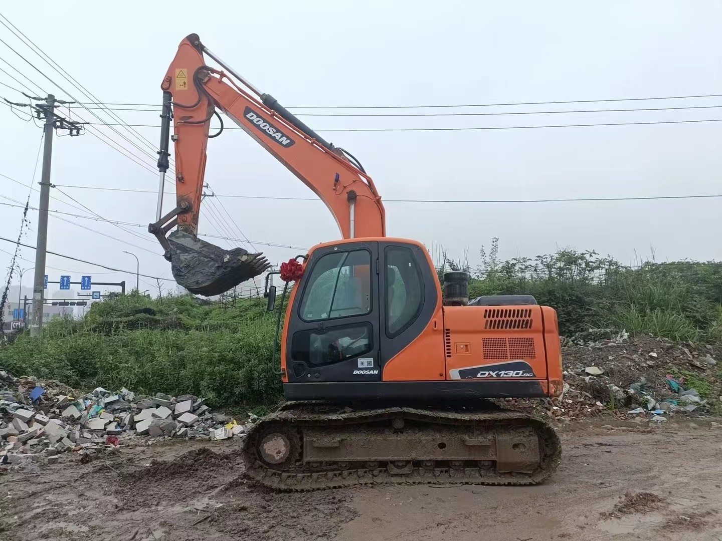 13100kg 13ton Used Doosan Excavators Dx130 Doosan Mini Excavator