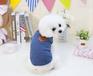 Quality Fitwarm Handsome Chic Waffle Onesies Cotton Dog And Cat Clothes wholesale