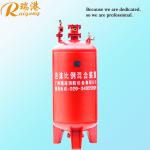 Compact PVC Bladder 1~18m3 Red Carbon Steel Foam Bladder Tank With Pressure
