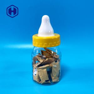 Quality 540ml Bpa Free Packaging Candies Cute Plastic Jars With Lids wholesale