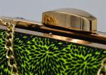 Elegant Small Green Evening Clutch Bags Rectangle Shaped Wallet Evening Bag