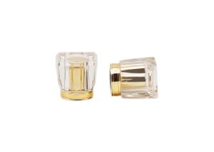 Quality RoHs Perfume Bottle Tops Logo Printable Push Pull Open Type wholesale