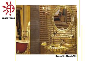 Quality HTY - TC 300 300*300 Hot Sale Art Glass Mosaic Tile for Home Hotel Decoration wholesale