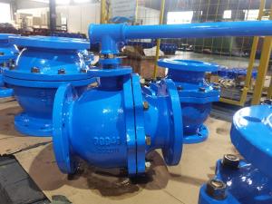 Quality DN50 - DN300 Ductile Iron Ball Valve With EPDM / NBR / PTFE Sealing wholesale