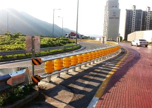 Quality EVA Material Highway Protective Traffic Safety Rotary Barrel Roller Barrier wholesale
