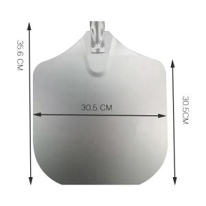 Quality 12''*14''*31'' Rectangle Wood Handle Metal Pizza Peel 79cm Aluminum Pizza Shovel wholesale