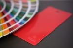 Eco Friendly Wrinkle Red Powder Coat , Matt Gloss Epoxy Polyester Powder Coating