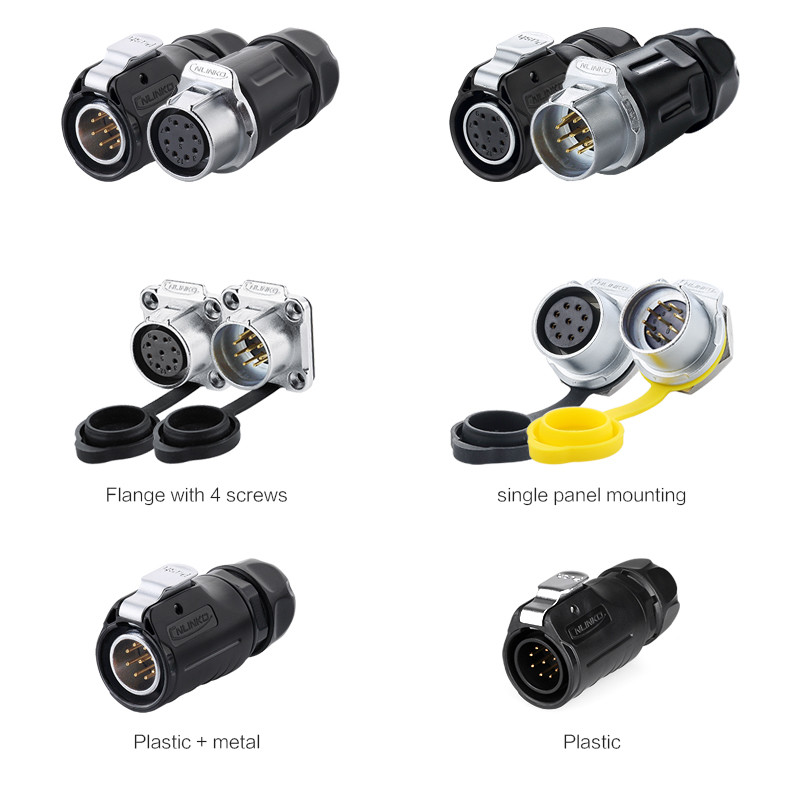 Customized Length Male Female Connector, Cable Connector for Industrail Application