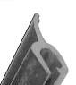Quality Multipurpose Industrial Doors Parts EPDM Black Lateral Rubber wholesale