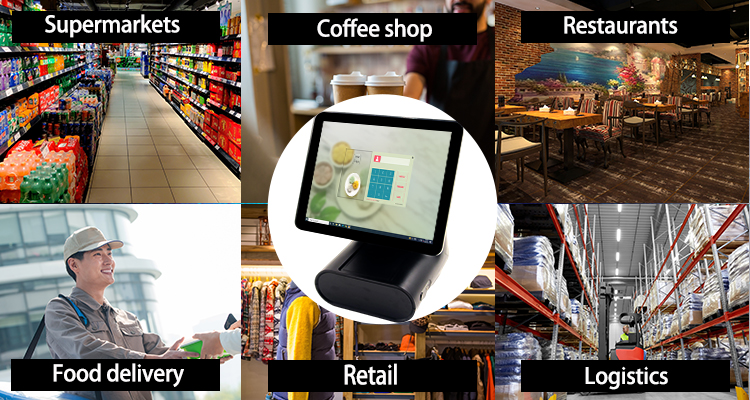 Enhance Your Coffee Shop Checkout with 15.6" Dual Touch POS Machine and Customer Display