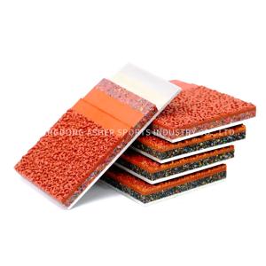 Quality Integrated Sandwich System Running Track Rubber 20mm thickness Playground Use wholesale