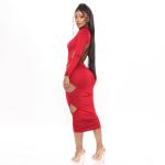 Splicing Ripped Womens Party Maxi Dresses