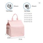 Non - Woven Triangle Cake Insulation Bag 4 / 6 / 8 Inch Aluminum Foil Seafood