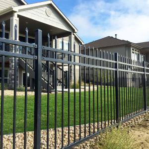 Quality Decorative 8 Wrought Iron Fence Panels Heavy Duty Zinc Galvanized Dipped Stainless Steel Farm wholesale