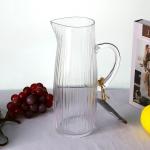 Amber Hand Made Lead Free Crystal Glass Wine Decanter 1400ml