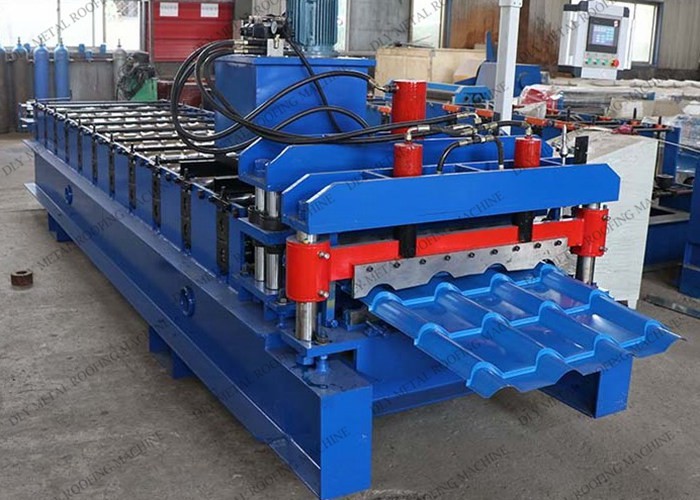1250mm Roofing Sheet Roll Forming Machine Ppgi Corrugated Metal 380v