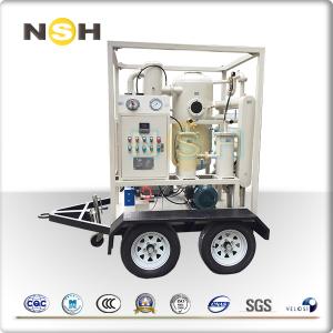 Quality Small Size Insulation Oil Purifier High Efficiency 600 - 18000L/H Flow Rate wholesale