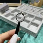 Lab Grown Diamond Rings Certified Jewelry Design Colorless Round Diamond Custom