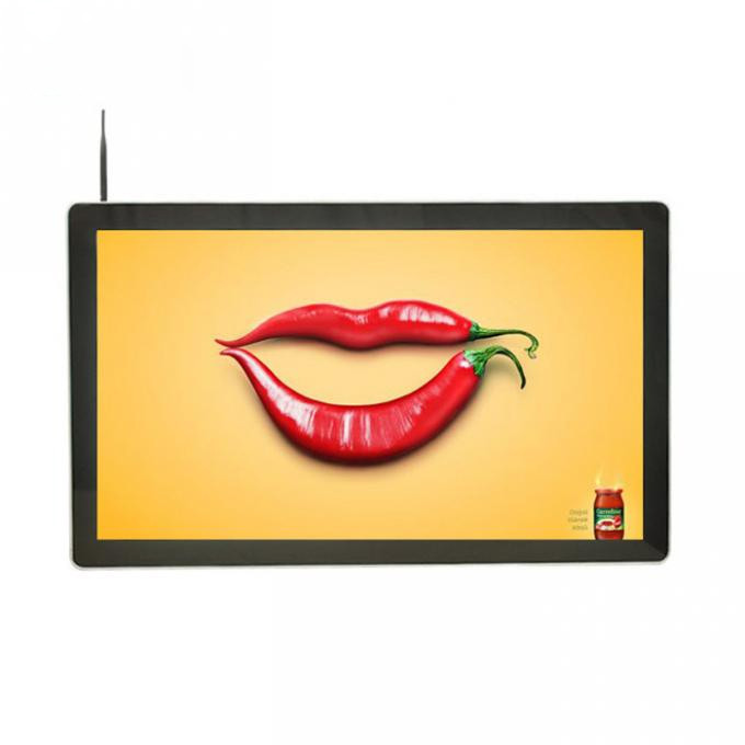 500cd/M2 43" Burger King Digital Menu Boards LCD Screen For Restaurant Menu