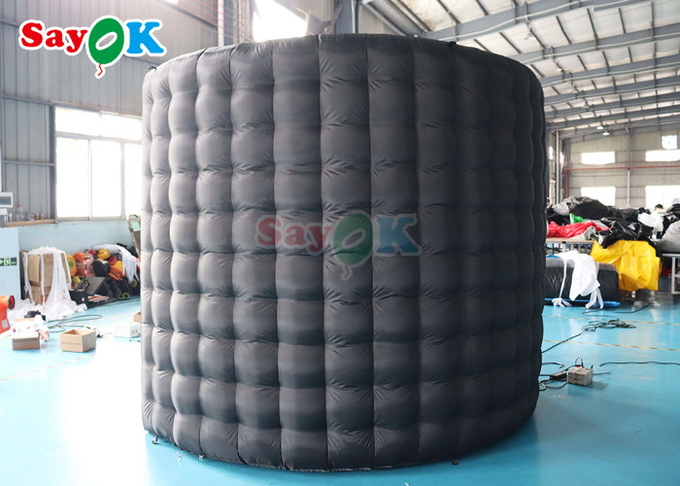 Inflatable 360 Degree Photo Booth With Led Fill Light 360 Photo Booth Enclosure Backdrop