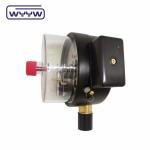 60mm black steel air standard electric contact pressure gauge