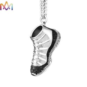 Quality Eco Friendly 32g Hip Hop Shoe Mens Engraved Necklace wholesale