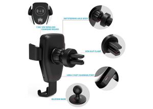 Quality Magnetic 9V 1.67A Gravity 10W QI Wireless Car Charger wholesale