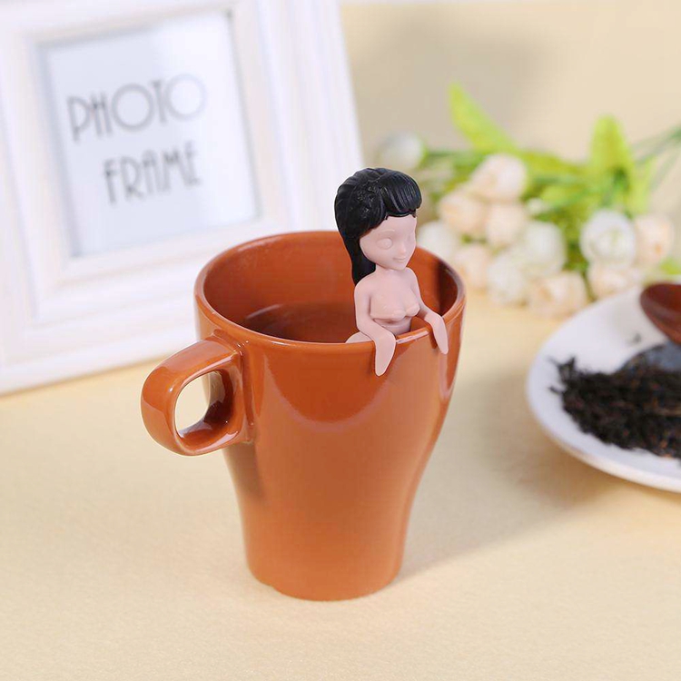 amazon top seller 2018 coffee filter online shopping Design coffee filter Silicone Mermaid Tea Infuser