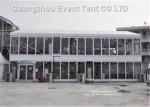 Waterproof Advertising Double Decker Tent 25m With ABS Wall Clear Window