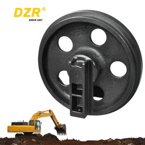 Quality YC85 HRC53-57 2000Hours Excavator Front Idler For Components Of Undercarriage wholesale