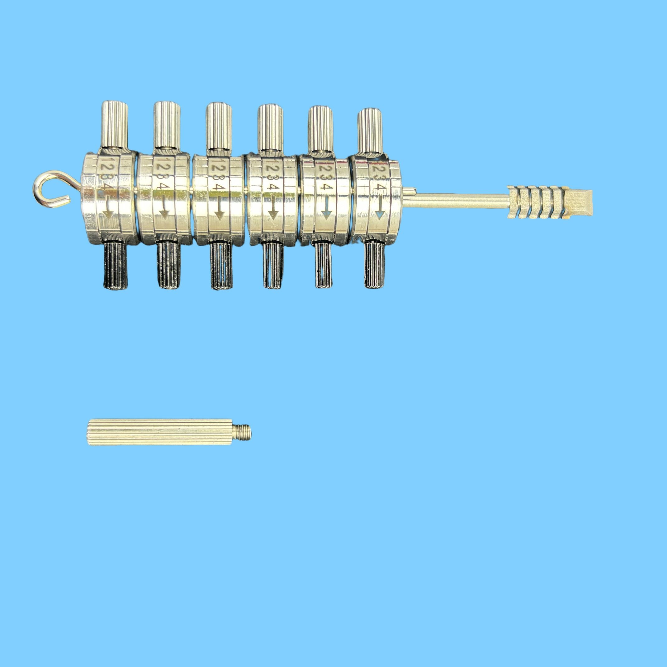 6 Cut Car Lock Picking Tool 2pcs Locksmith Tools For Cars