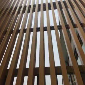 Quality Rectangular Aluminum Alloy Grille Curtain Wall Powder Spraying Aluminium Security Grilles wholesale
