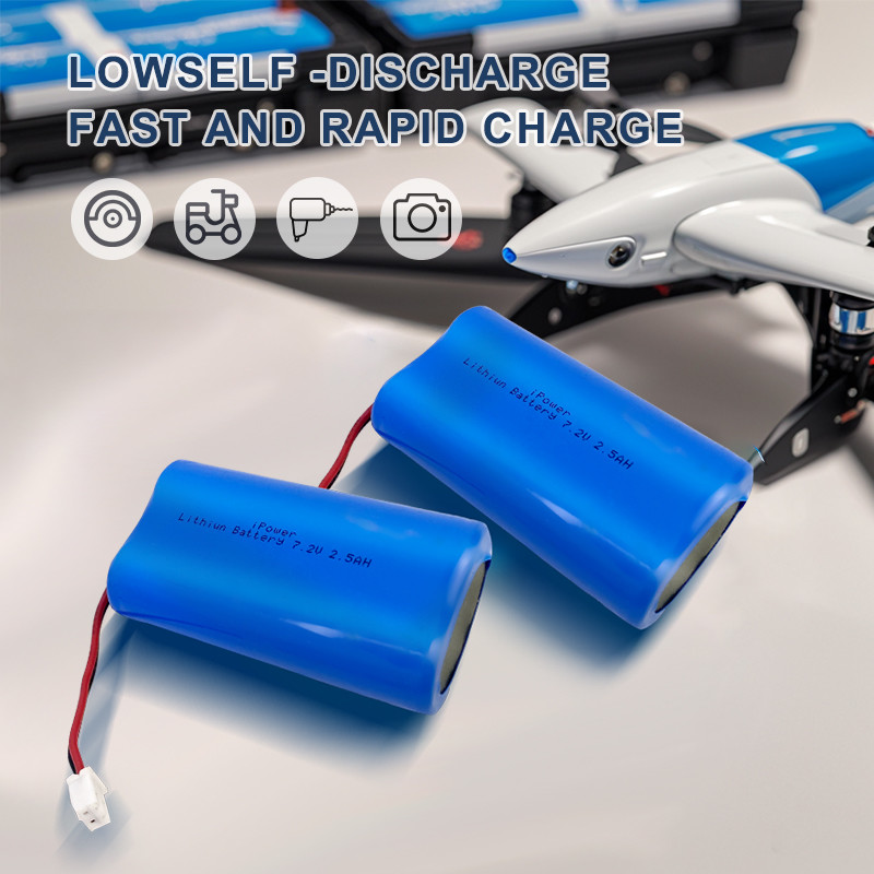 6600mah 2S1P 18650 Battery Pack 3.7V 7.4v 14.8V 18650 3S1P Battery Pack