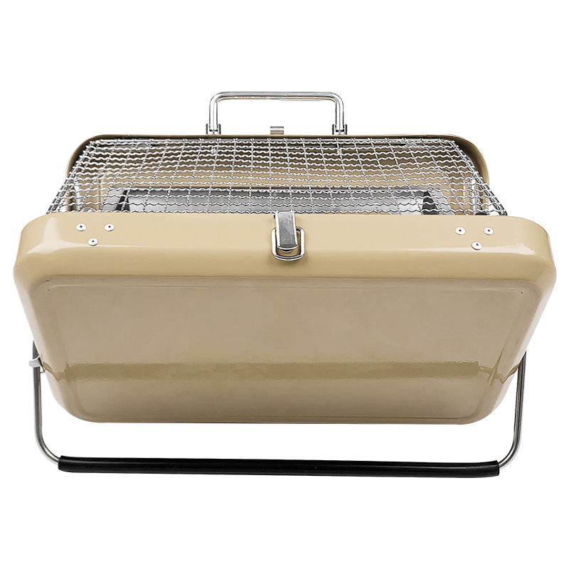 Foldable Trailer Smokeless Grill Perfect B2B Grilling Solution with Powder Coated Finish