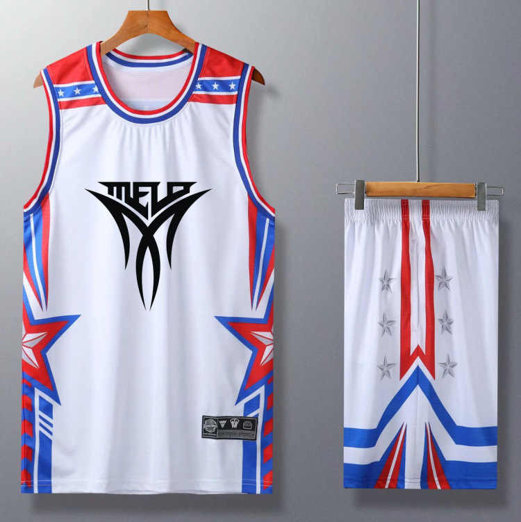 Custom Dry Breathable Training old school blank mesh basketball uniform jersey with logo