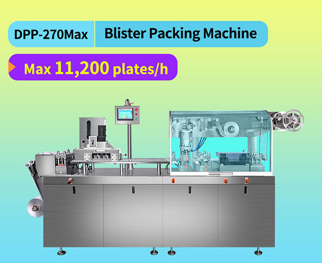 PVC Blister Packing Machine High Speed Forming for Tablet Capsule with Servo Motor