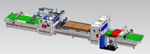 Quality 1300mm HPL Acrylic Coating Laminating Machine Auto Cutter Coating Laminating Line wholesale