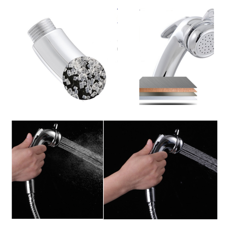 Bathroom Shower Pressurized Water Gun With Modern Design And Online Technical Support