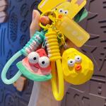 Customized Non Toxic Cartoon Keychain For Kids Party Favors Handbag Car Key