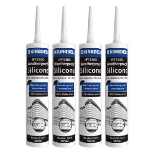 Quality Non Toxic Neutral Glass Sealant High Strength Silicone Glue For Construction wholesale
