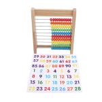 Arithmetic Abacus Wooden Math Toy Rainbow 7cm Wooden Counting Beads