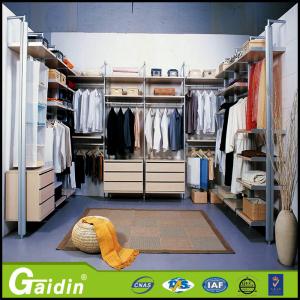 Quality made in China bedroom furntiure aluminum pole system modern simple design walk in wardrobe fittings diy wholesale