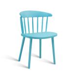 colorful pp plastic chairs dining modern windsor chair