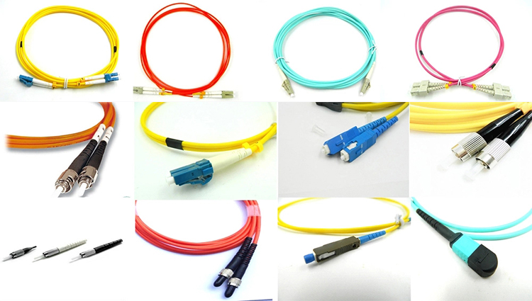 CATV Network ST FC Connector 5.0m MPO MTP Optical Patch Cord