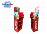 LED Lighting Poster POS Shelf Display Stands 4 Shelving Holding Strength 100KGS